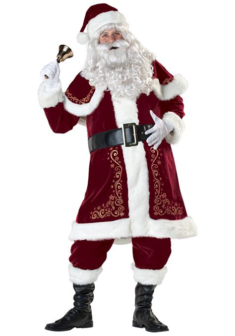 santa claus suits for adults|complete santa claus suit.